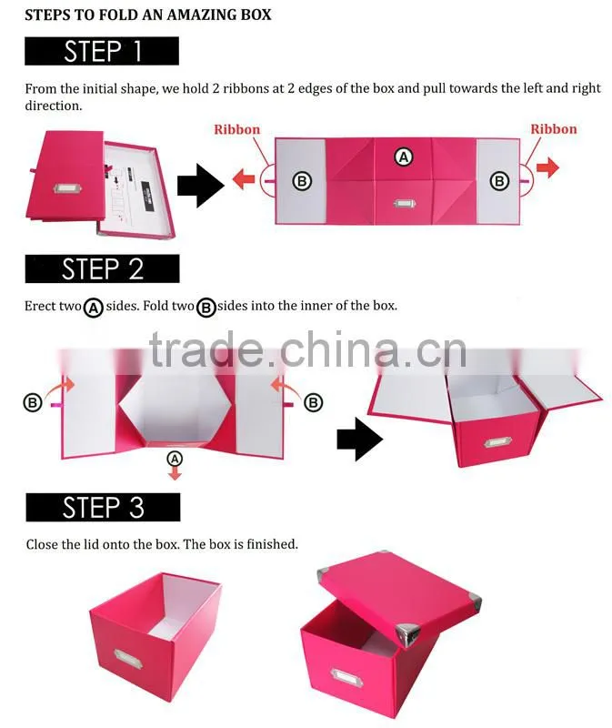 Amazing Box with 3 sizes and four colors