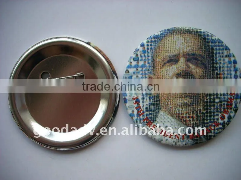 eco-friendly plastic button badge/musical button badge for promotion gift