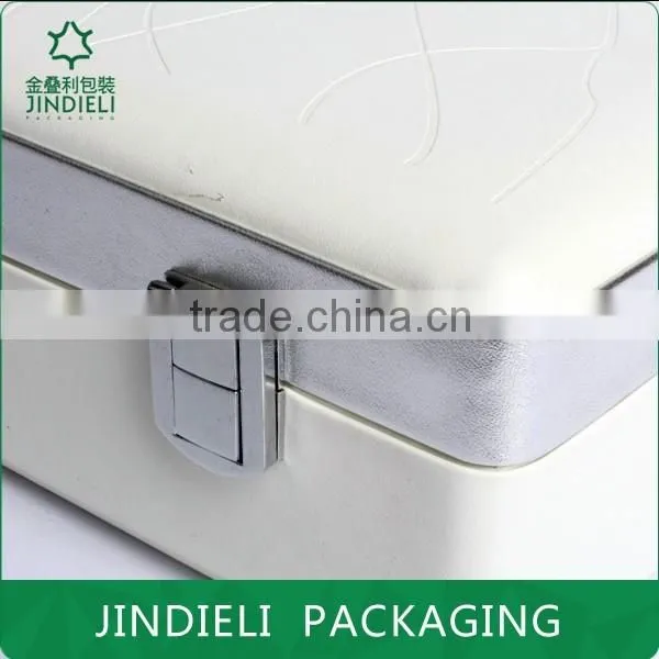 Beautiful pu cover cosmetic box design