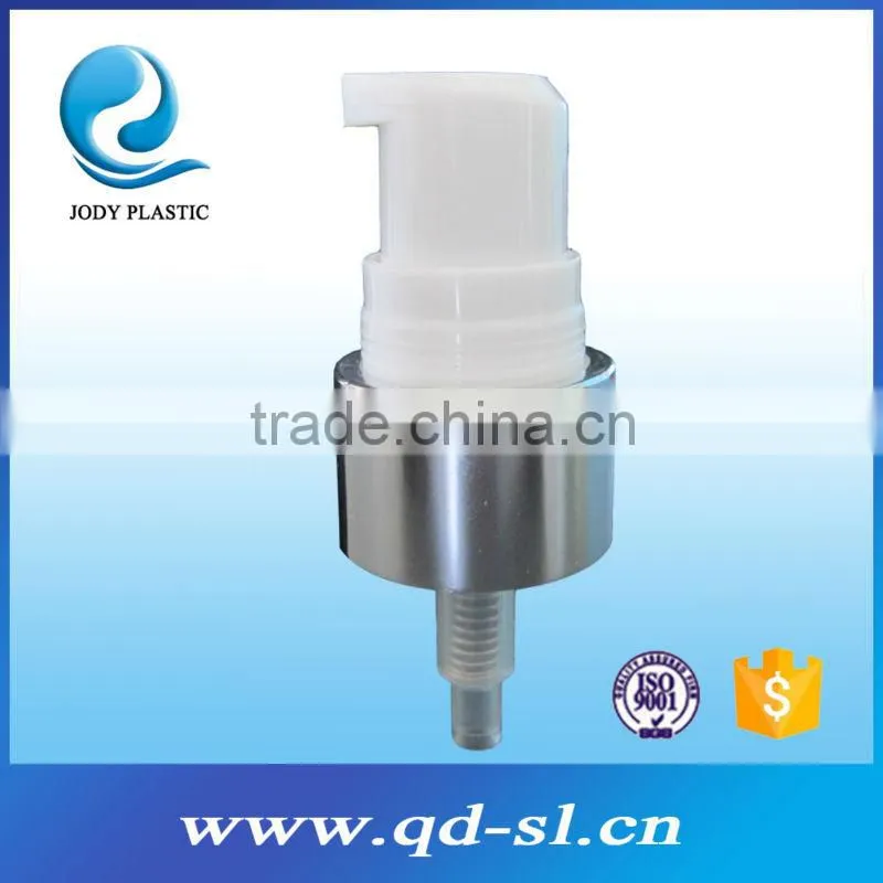 China Supplier Cosmetic Packing Gold and Silver Aluminum Lid Cream Pump
