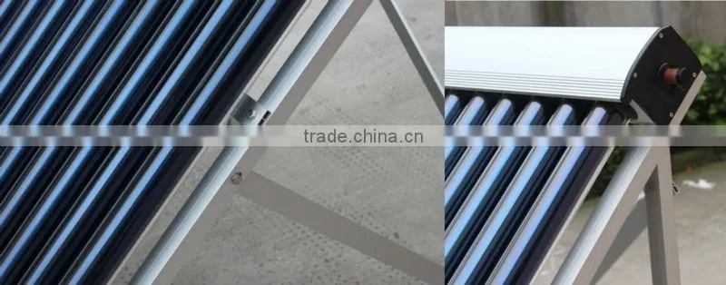 Solar Keymark and SRCC approved heat pipe solar thermal collector