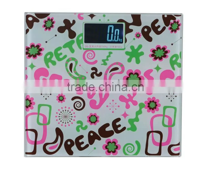 Body scale bathroom digital weighing scale glass body manufacturers
