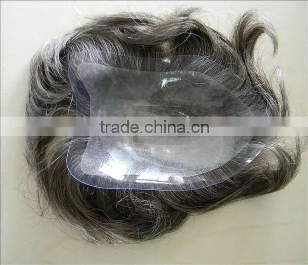100%human hair toupee for men