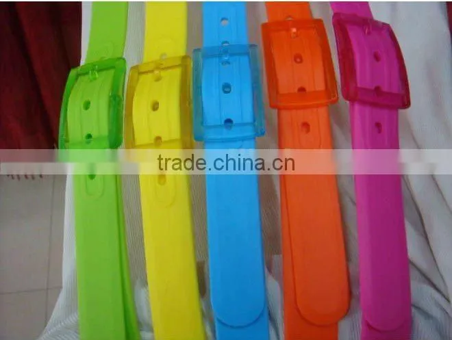 Fashion Silicone Belt 125cm Waist Size for Men and Women
