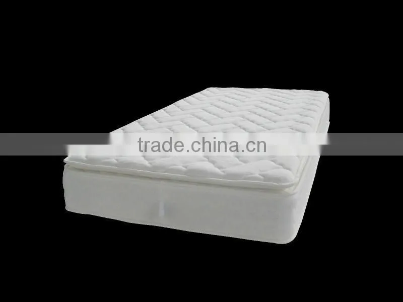 hotel furnitur knitted fabric pillow top bonnell spring mattress