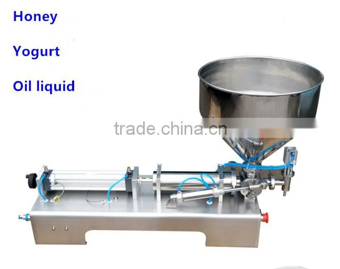 Glass/plastic liquid bottle filling machine,Pneumatic Honey filling machine