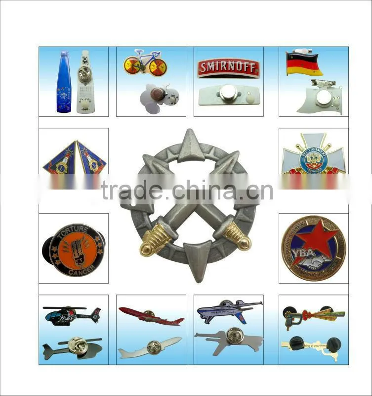 High quality metal custom design eagle golden label,metal cheap price badge emblem with gold plated,double side metal plate