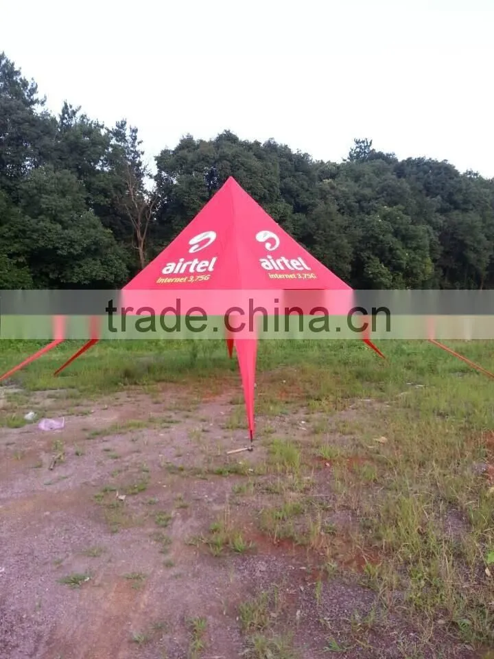 cheap star tent,star shade tent, star shelter tent with printing for sale