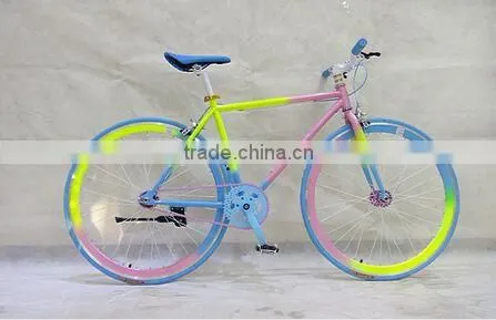 700C alloy 40mm rim fixed gear bike