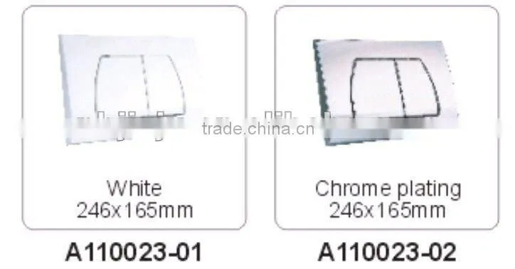 3-6 Liter concealed cistern with dual flush button with CE certification