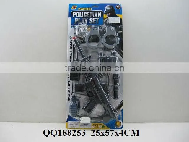 Police play set, set toy, police toy game