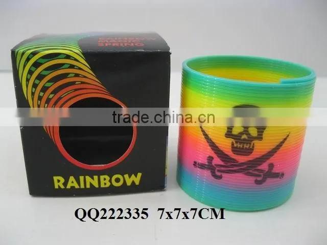 6.5*6.2CM Rainbow ring,plastic toy rainbow ring,toys rainbow ring