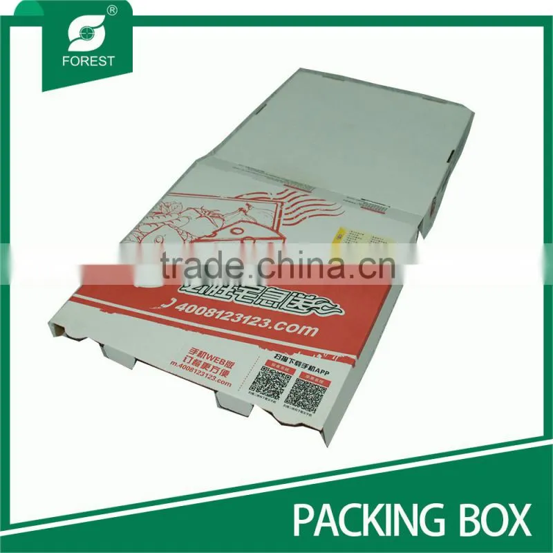 BEST SALE CHEAP CORRUGATED WHITE GONDOLA FOOD PACKAGING BOX