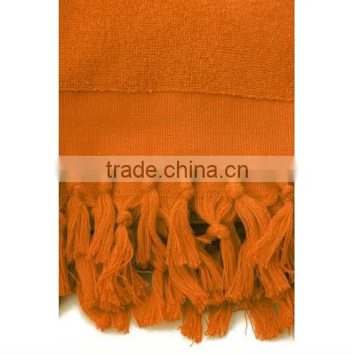orange plain hamman towel or fouta or kikoi.kikoy towel. 100cm*180cm