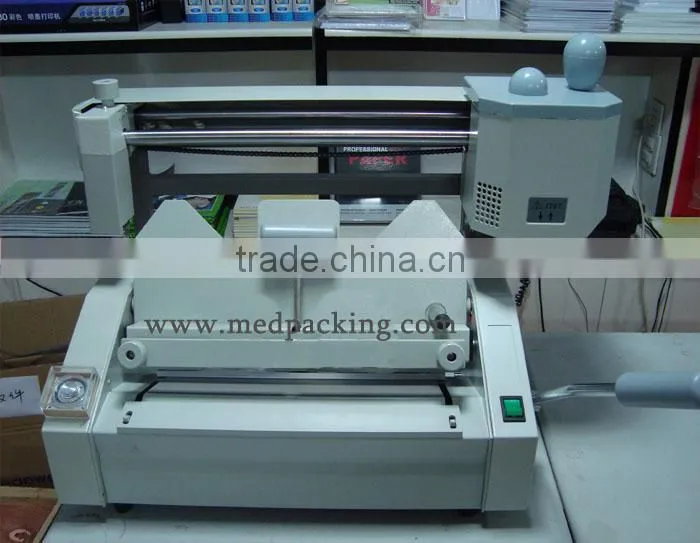 Hot selling Adjustable temperature Wire-o Glue Binding Machine