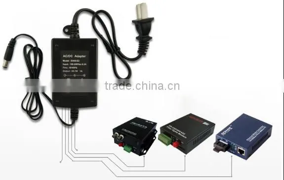 Professional Factory AC /DC 5w 5v1a power adapter with CE FCC