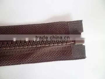 5# plastic derlin zipper PVC zipper fastener open end zipper with fancy zipper pullers jacket zipper