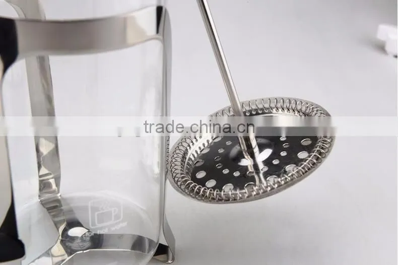 High Quality LFGB FDA Certification Stainless Steel Metal Type French Coffee Maker Press