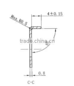 car aluminum Cooper auto wire harness eyelet ring terminals in high quality