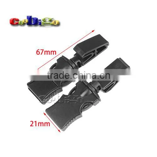 Plastic Detach Buckle Hook Belt Clip for Business Job ID Card Badge Holder & Lanyard #FLC439-1B/2B/3B