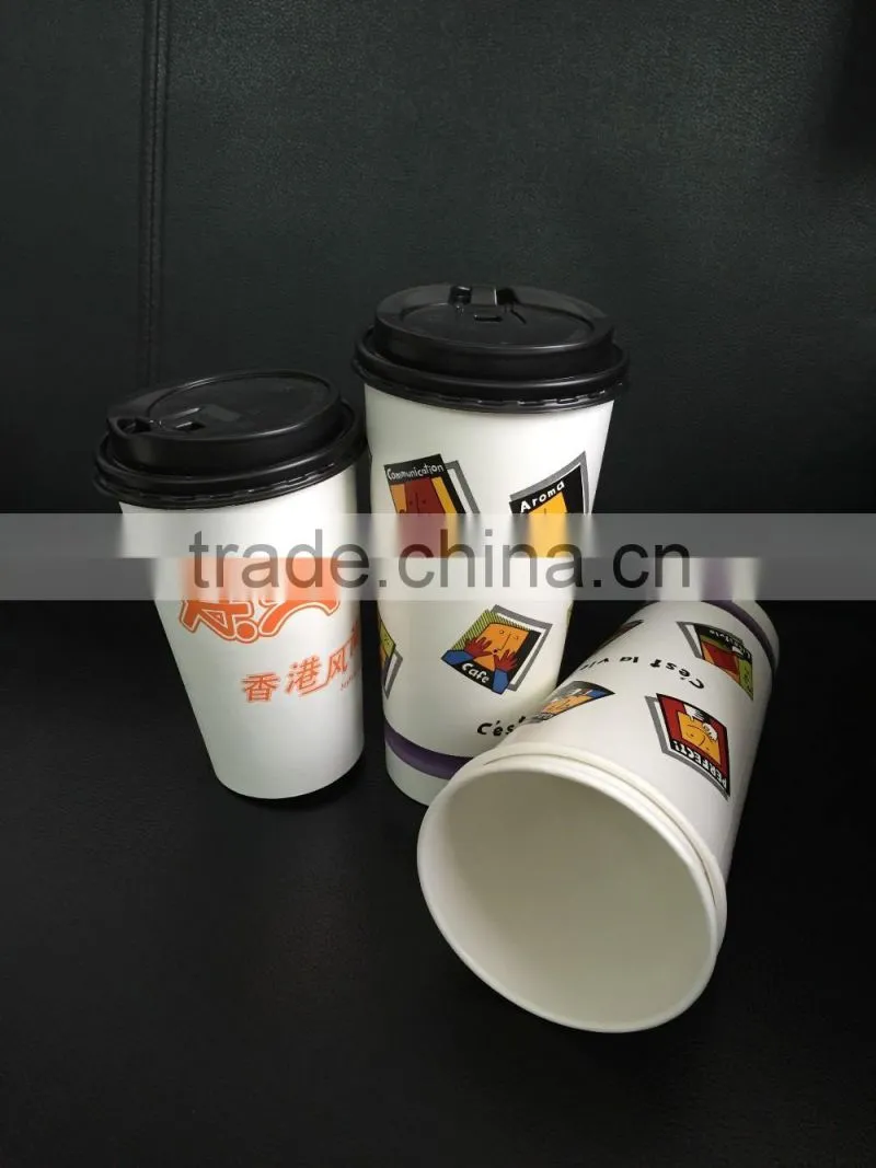 Cold drinks double PE coated paper cup