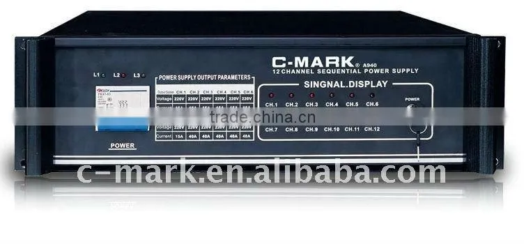 A940 large sequential audio power supply