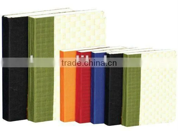 New style woven paper cover notebook mini book