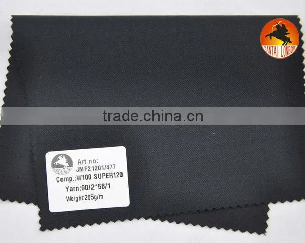 SUPER 120'S Worsted Wool suiting fabric