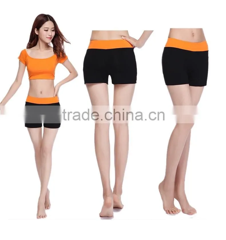 Custom Modal Fitness Yoga Shorts, Women Yoga Wear Wholesale