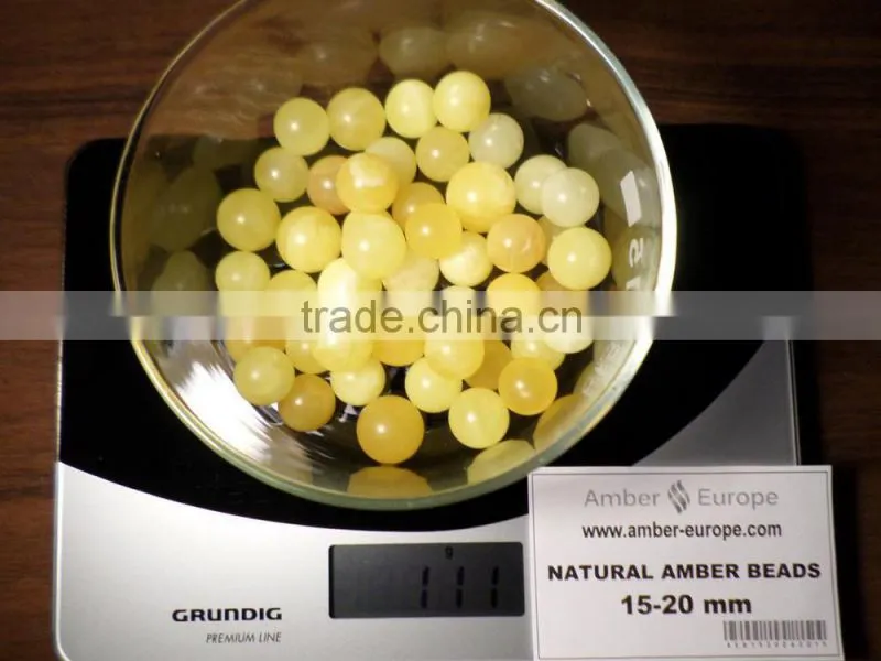 AMBER BEADS, AMBER BALLS, 100% NATURAL, DELIVERY TO CHINA