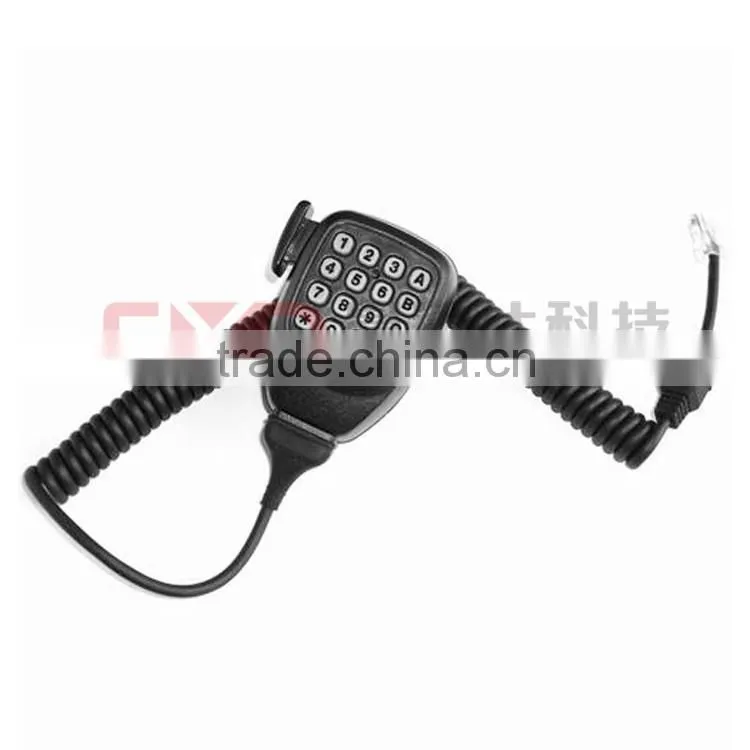 Customized portable walkie-talkie speaker microphone with DTMF mic for Kenwood mobile radio