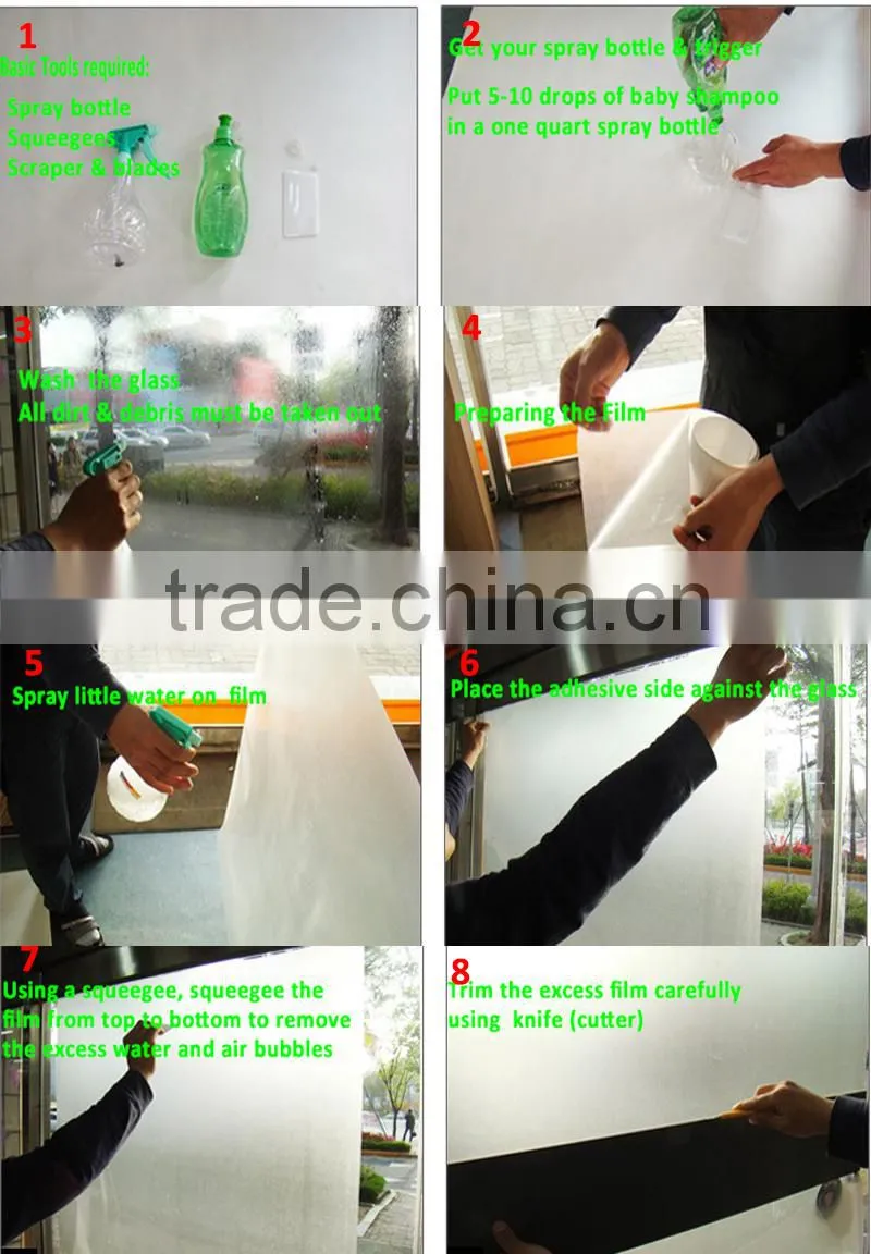 High heat reduce sun film long warranty car film best energy saving tint window film 3MIL
