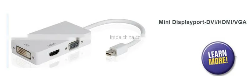 sumsung led tv female mini displayport to dvi adapter