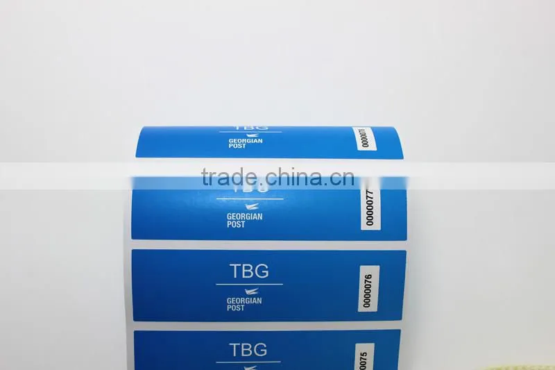 Ultra destructible vinyl label material printing paper sheets