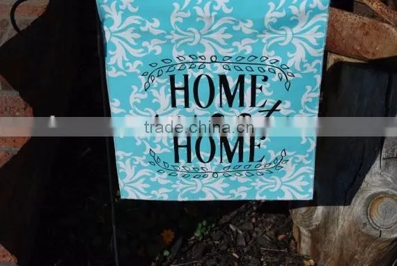 Wholesale garden burlap flags monogrammed cheap garden flags