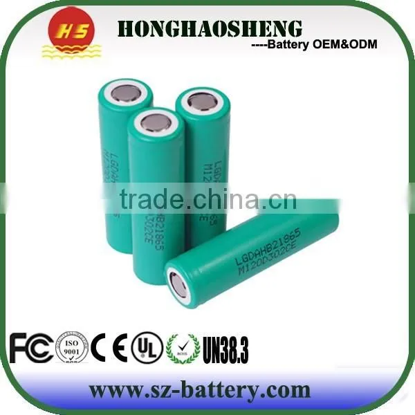 li-ion battery cells LG 18650 HB2 1500mah 3.7v 20C 30A high drain battery cell Rechargeable Batteries