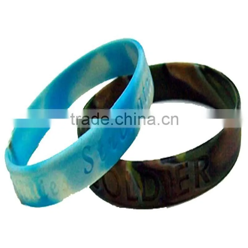 Hot sell promotional silicon bracelets
