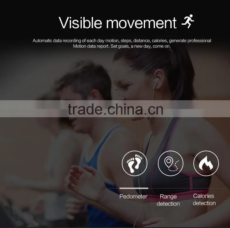 Original Smart Wristband Bracelet With Podometer Fitness Electronics Bluetooth Watch Digital-watch Smartwatch