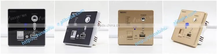 new design wholesale wireless wall mount WIFI and USB socket AP router 300Mbps