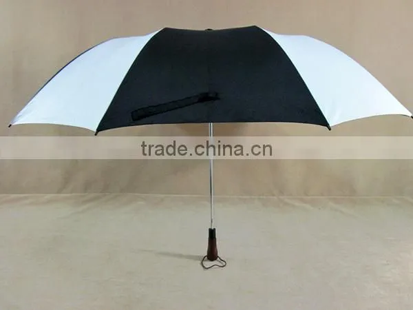 30" Automatic 2 Fold Golf Umbrella with Matching Sleeve