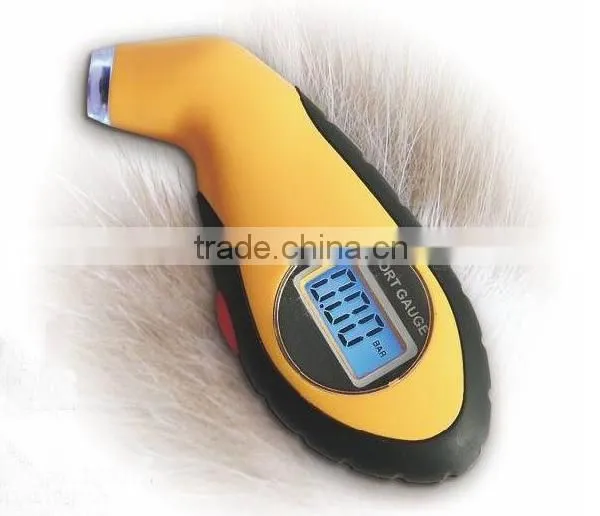 Hand held Digital tire pressure gauge for testing car tire pressure