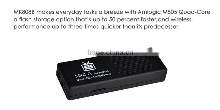 2015 Best Welcome ROOFULL MK 808B PLUS Bluetooth 4.0 tv stick antenna