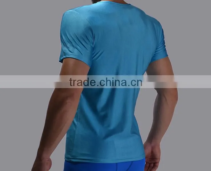 2016 New arrive marvel short sleeve superhero spider man compression tights men sport gym fitness wear 3d t shirt