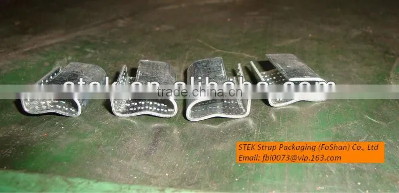 Packing Metal seals for plastic straps from STEK manufacturer