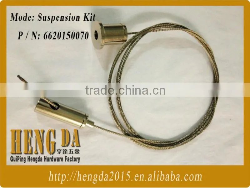 LED light hanging kits wire rope /ceiling system