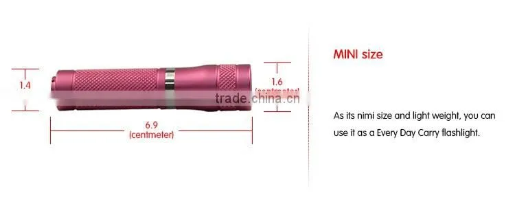 Guangdong new product R5 300 Lumens AAA NiMH 10440 battery torch flash light
