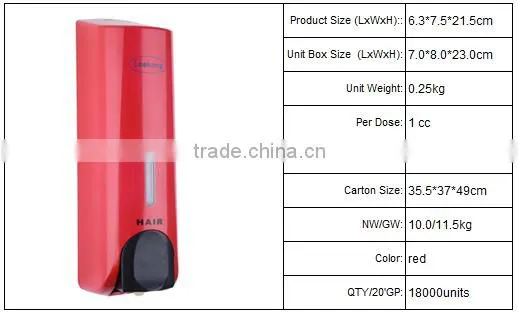 350ml bag refill Duet Liquid Soap Dispenser Shower Gel Shampoo Wall Mounted