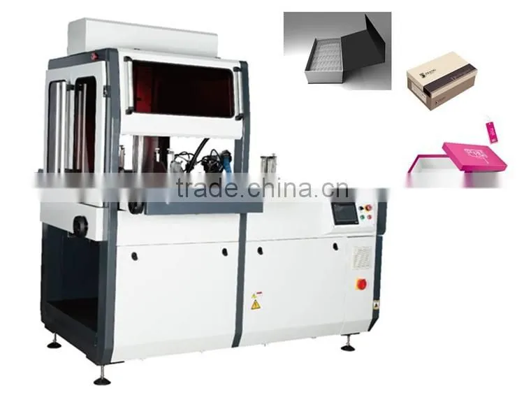 GS-230 zero waste paper saving rigid box making machine