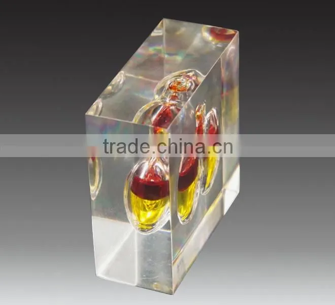 acrylic block sign holder