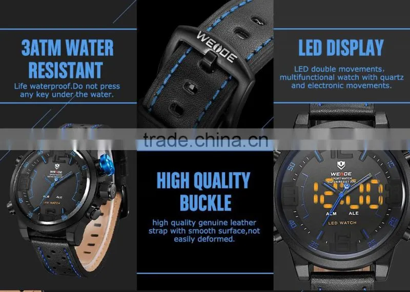 2016 WEIDE Top WH5210B-4C Sports Watch wholesale fashion watch cheap design your own watch Analog watch